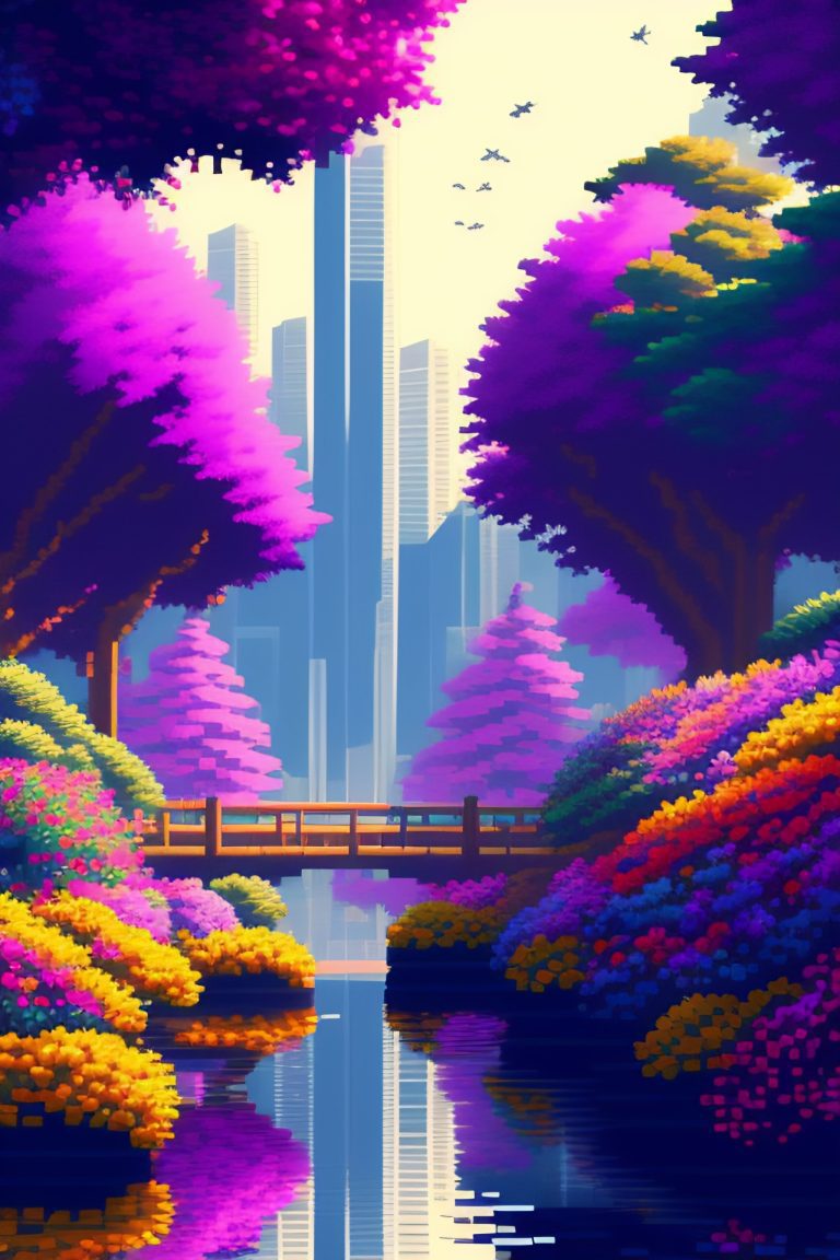 Wallpaper smartphone Pixel Art