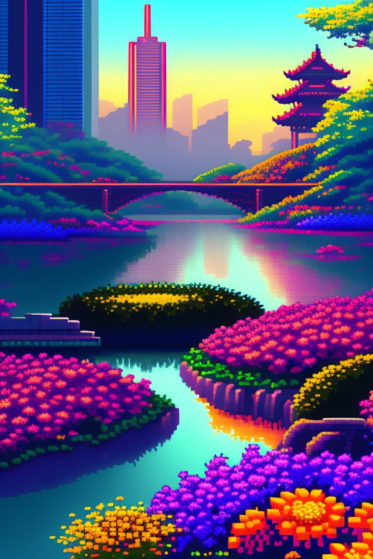 Wallpaper smartphone Pixel Art