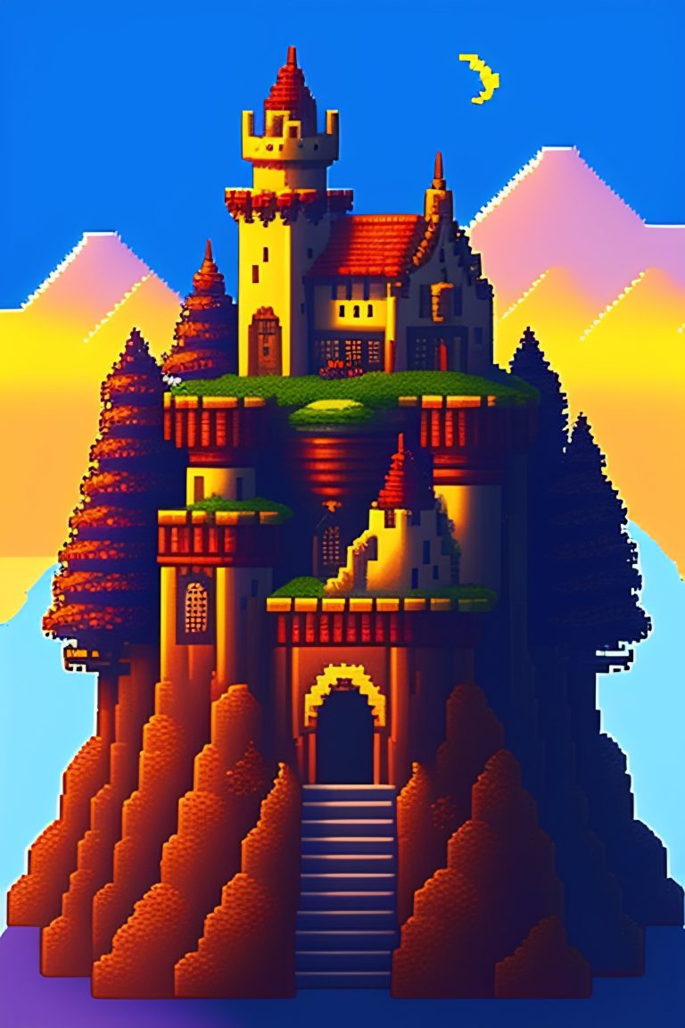 Wallpaper smartphone Pixel Art