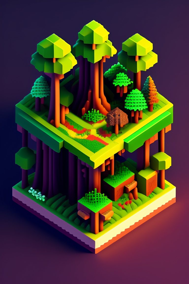 Wallpaper smartphone isometric