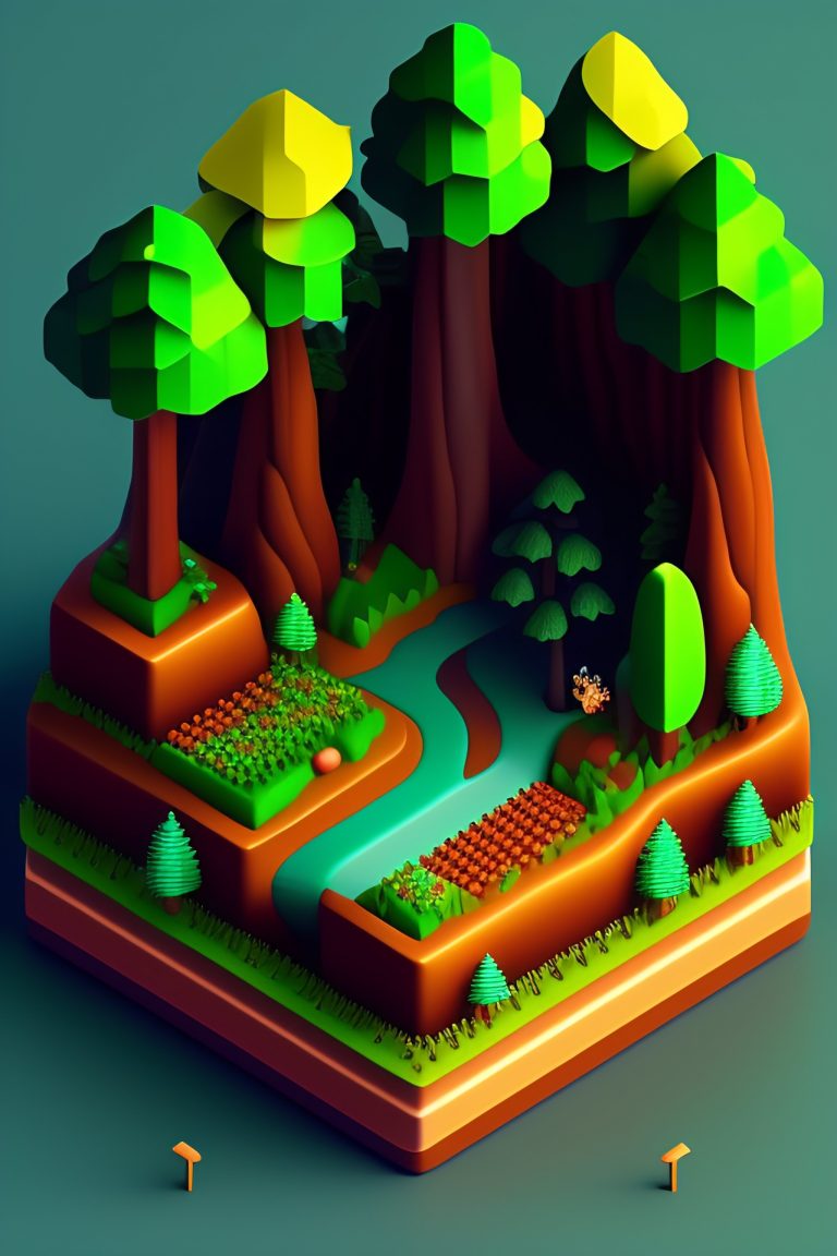 Wallpaper smartphone isometric