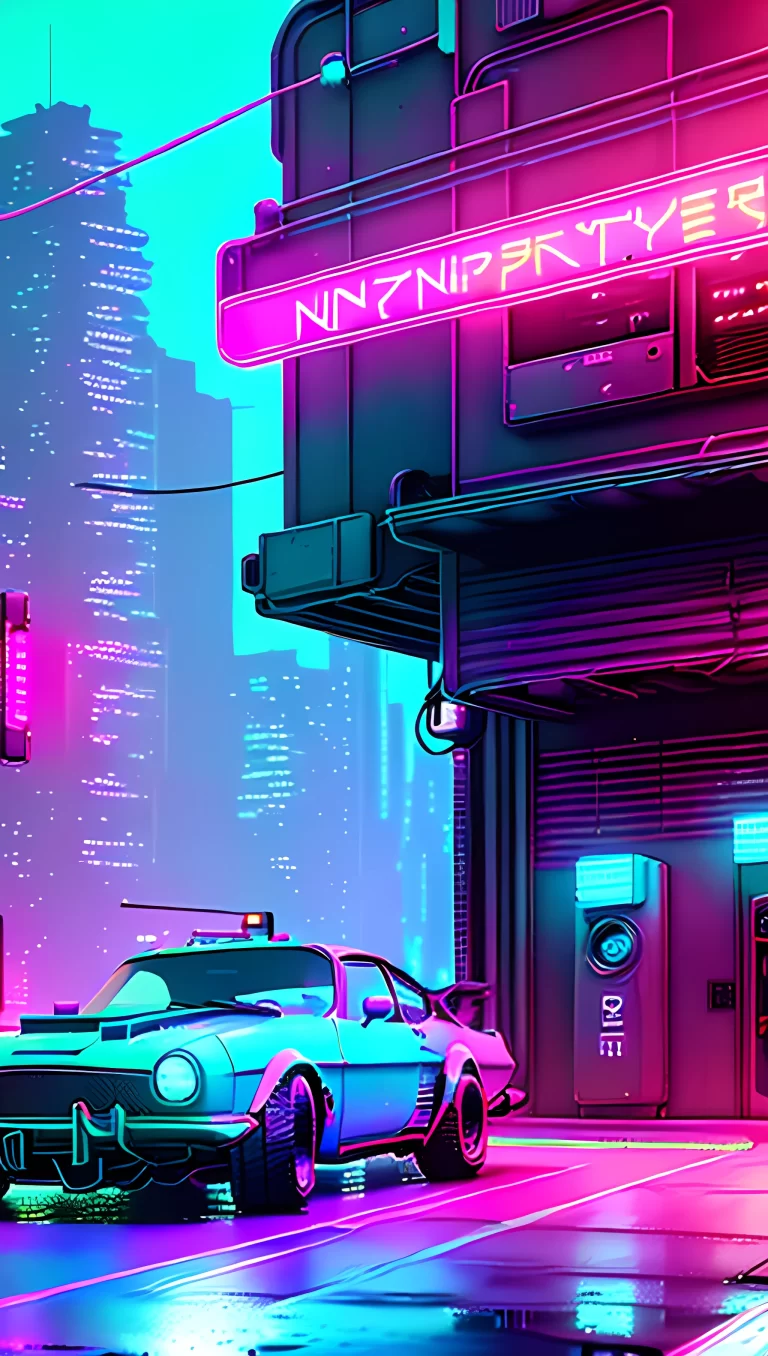 Wallpaper Smartphone Cyberpunk