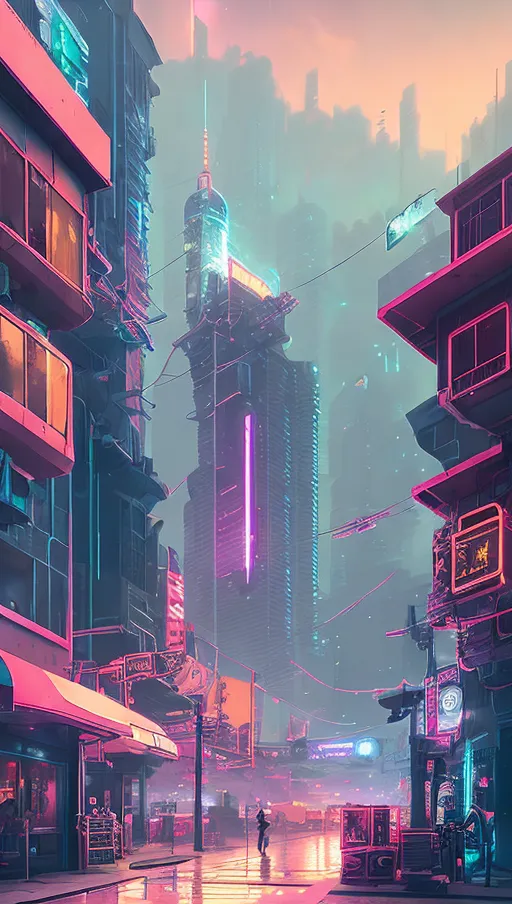 Wallpaper Smartphone Cyberpunk