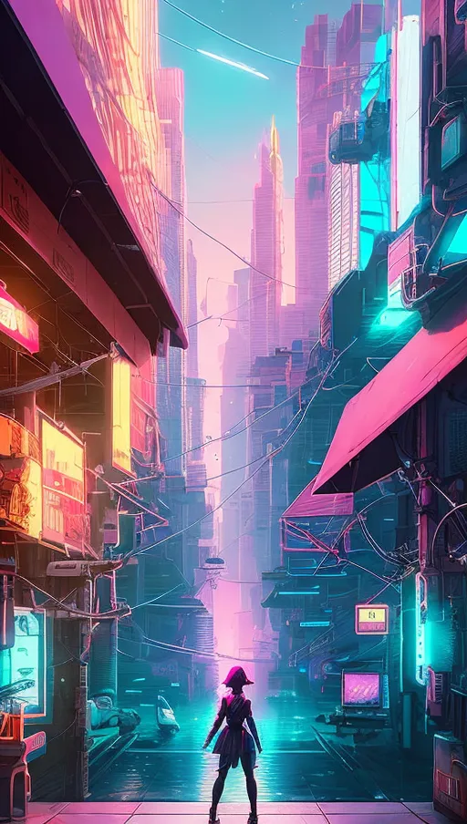 Wallpaper Smartphone Cyberpunk