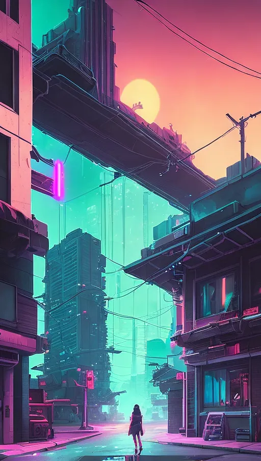 Wallpaper Smartphone Cyberpunk