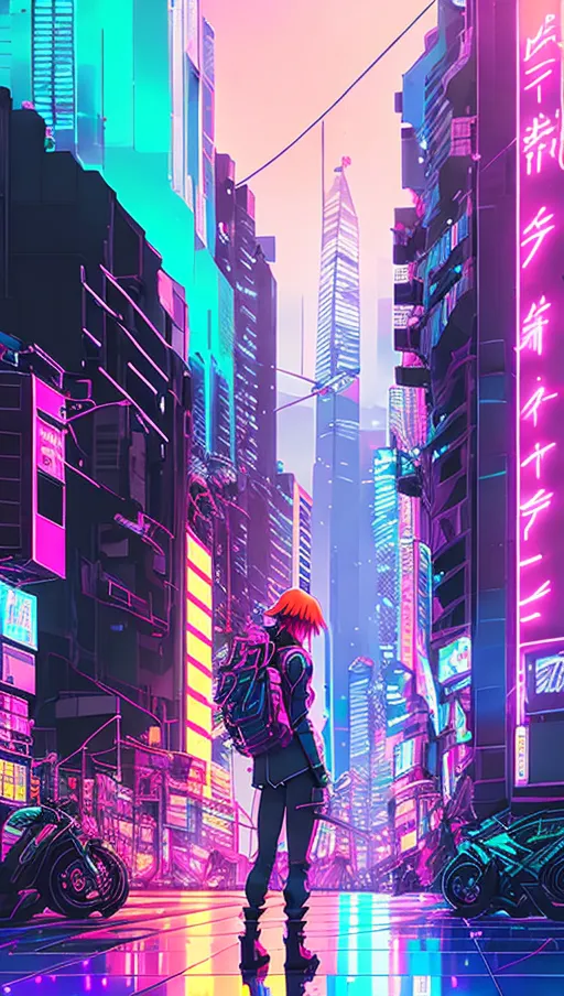 Wallpaper Smartphone Cyberpunk