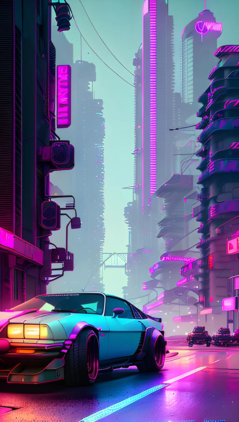 Wallpaper Smartphone Cyberpunk