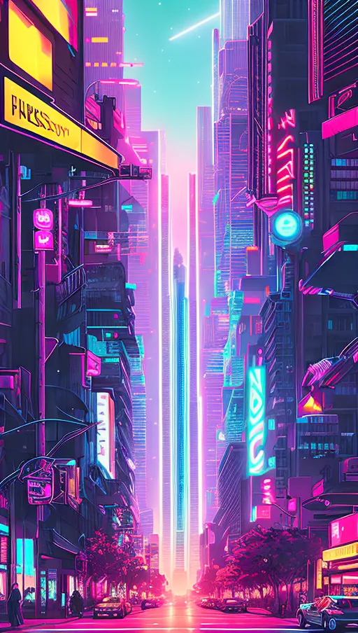 Wallpaper Smartphone Cyberpunk