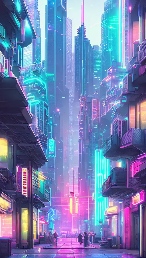 Wallpaper Smartphone Cyberpunk