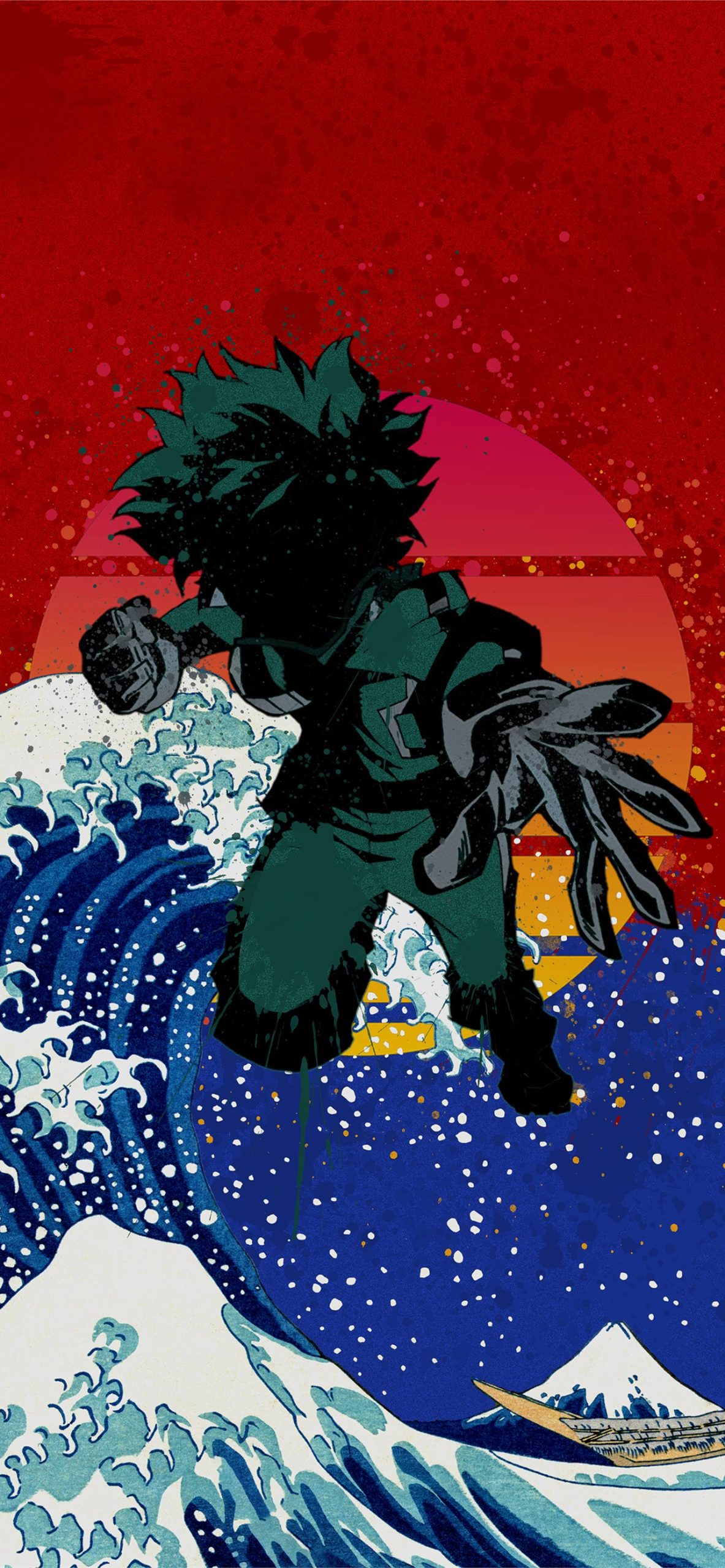 I made edited an Izuku Midoriya in Photoshop for t