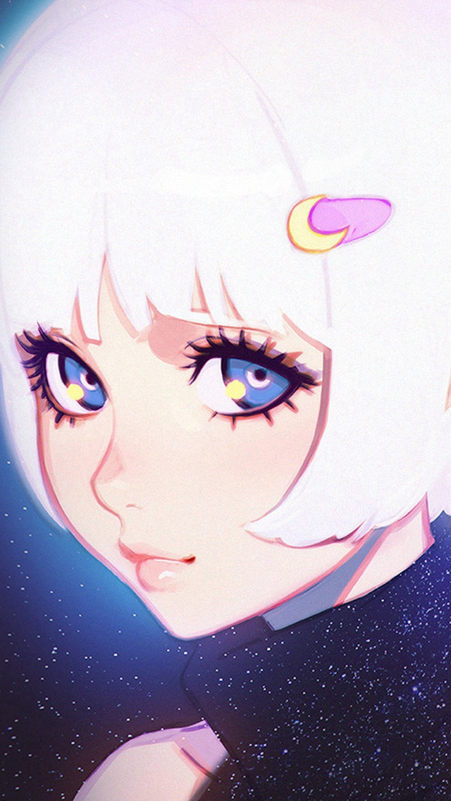 Ilya Kuvshinov Illustration Art Girl Dark White Hair