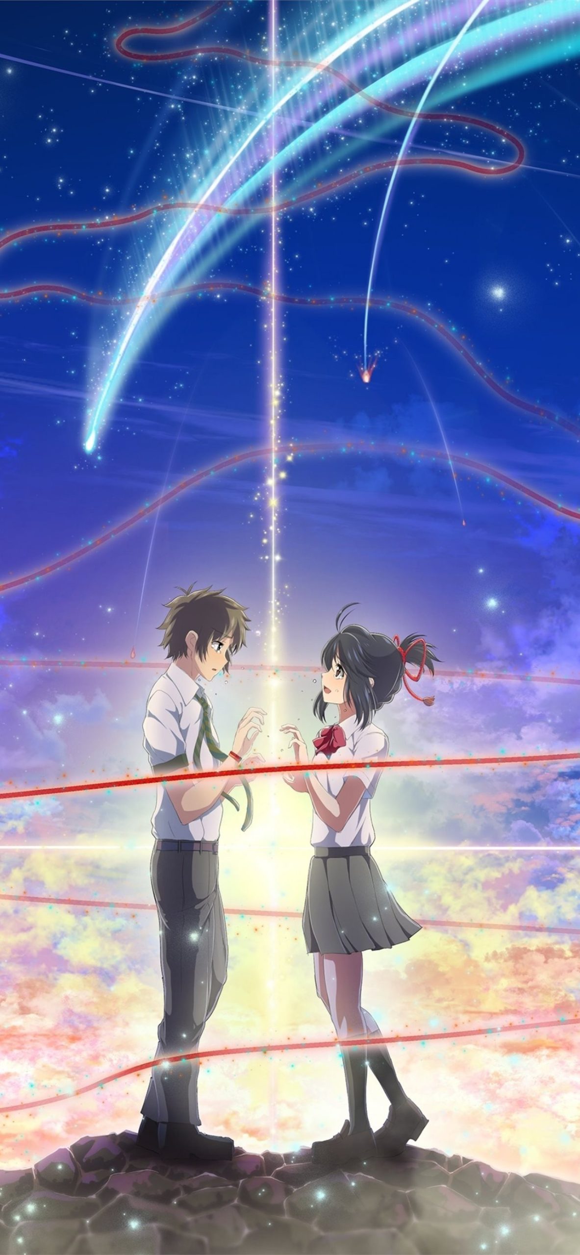 Kimi No Na Wa Taki Tachibana Mitsuha Miyamizu Bond