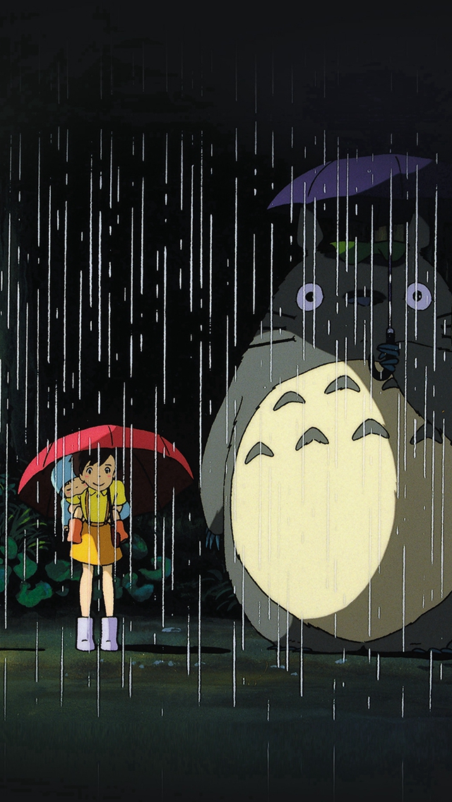 My Neighbor Totoro Art Illust Rain Anime