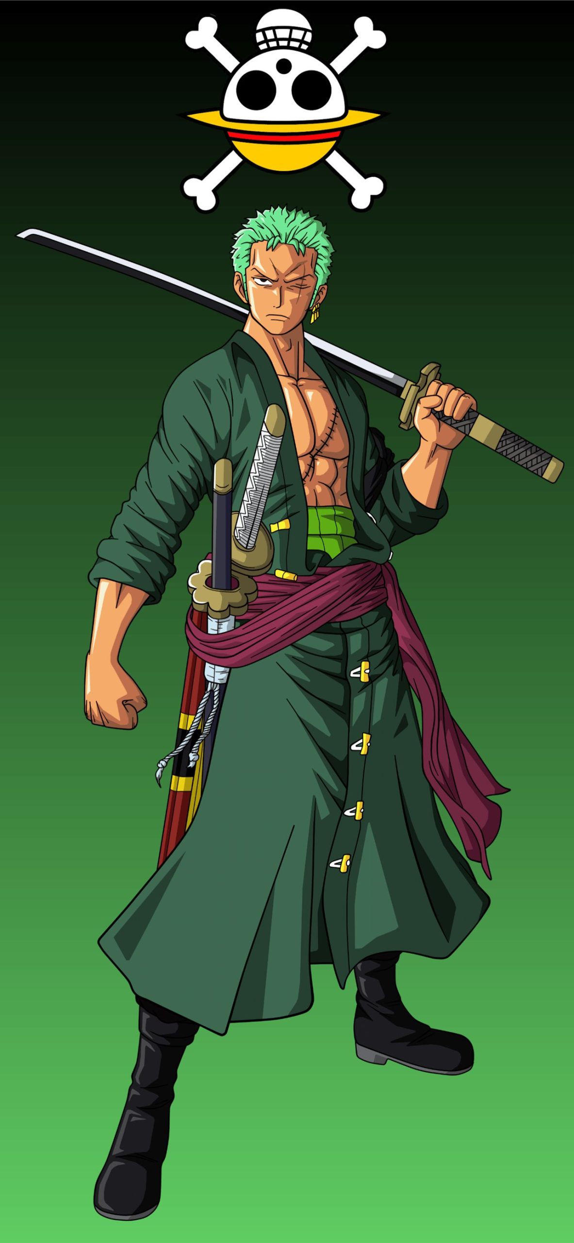 One Piece Zoro on Dog