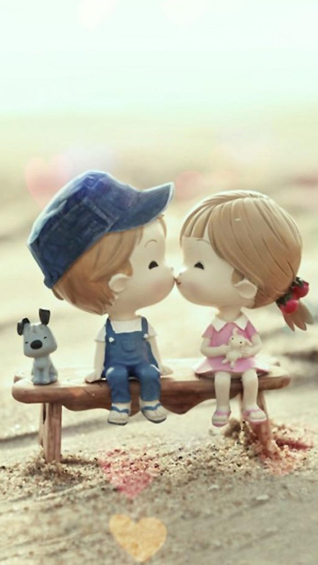 Sweet Cartoon Cute Lover Couple