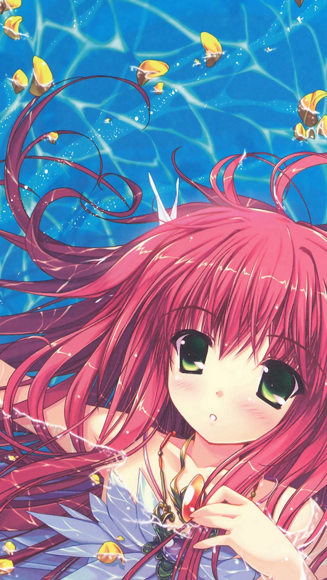 Water Anime Swimming Girl Art