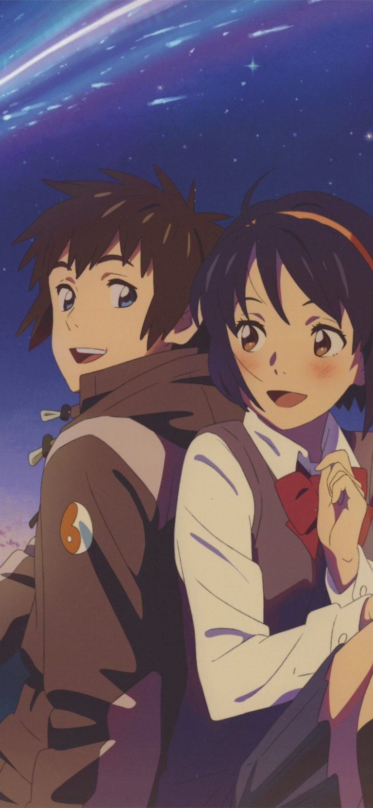 cute couple mitsuha miyamizu taki tachibana kimi n