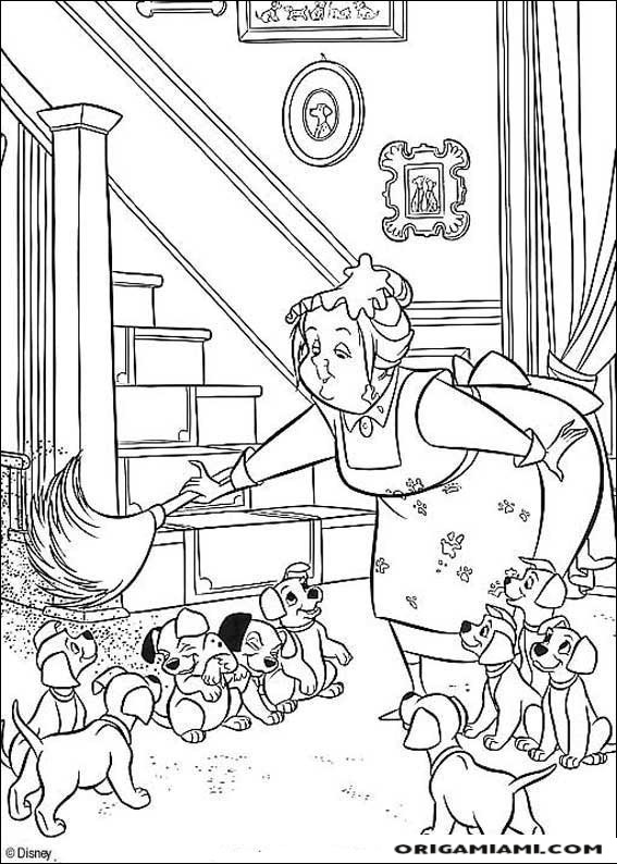 101 Dalmatians Coloring Pages (1)