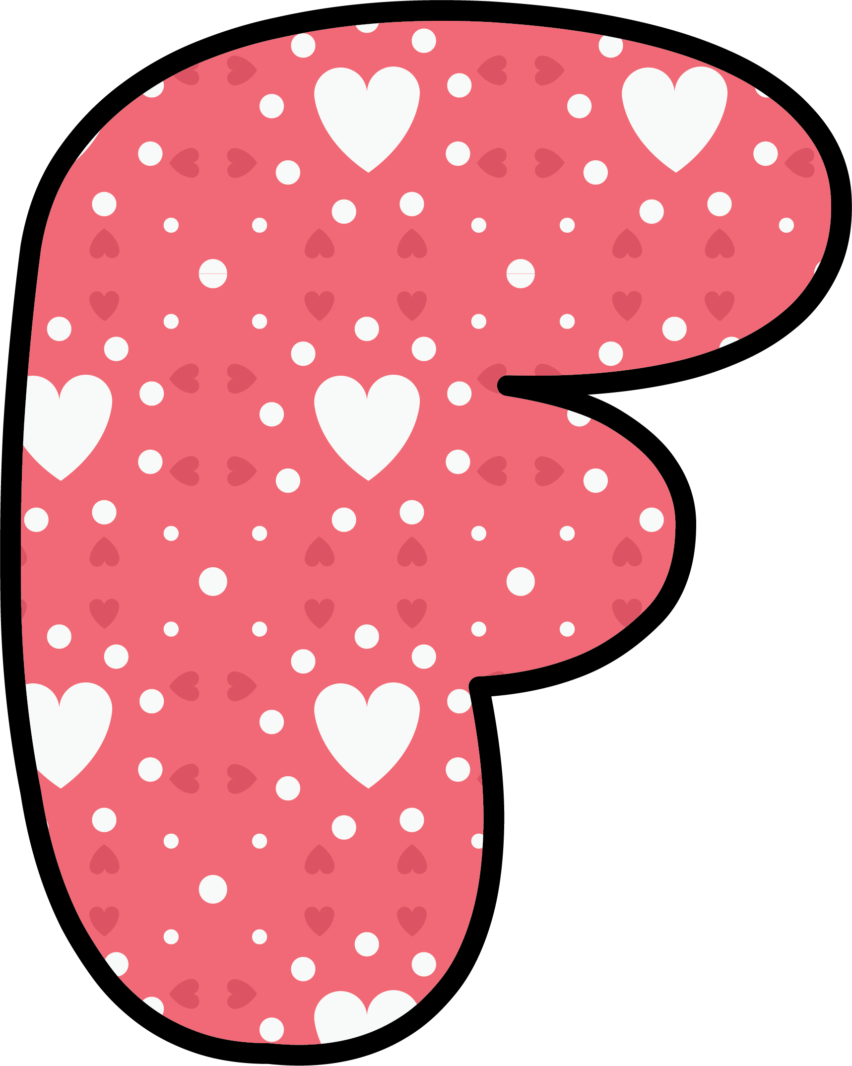 Free Printable Heart Letter (6)