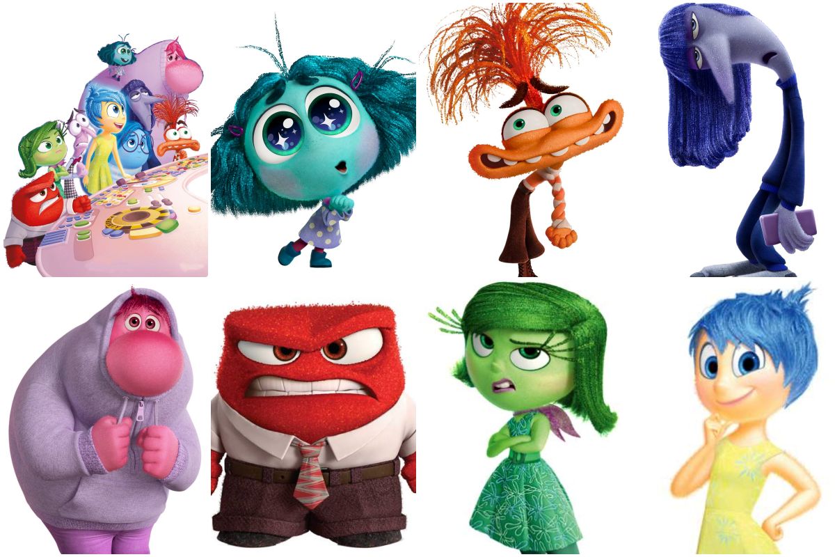 Inside Out 2 Party Characters Elements to Print