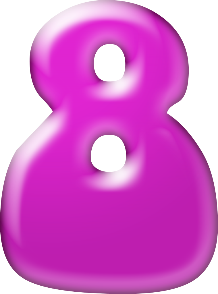 Pink Bubble Numbers (9)