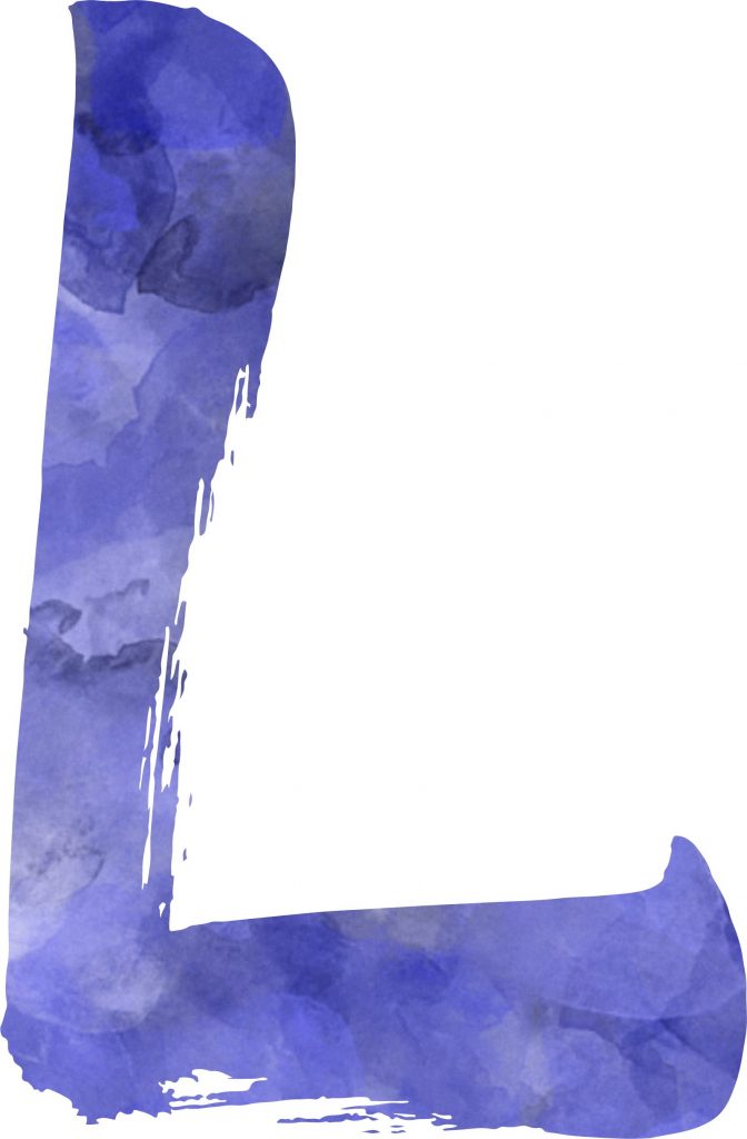 batch Free Printable Blue Watercolor Letter (12)