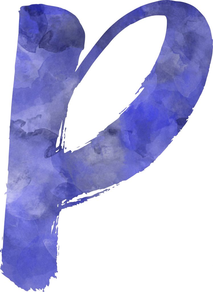 batch Free Printable Blue Watercolor Letter (16)