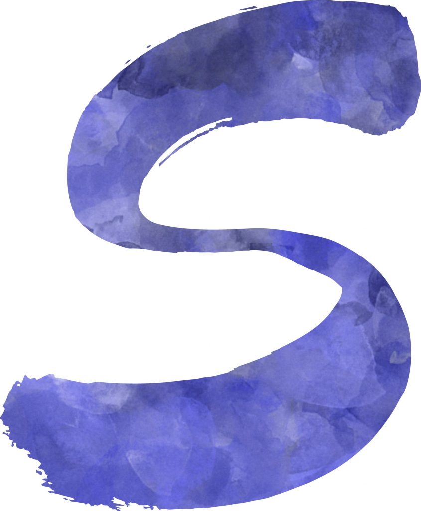 batch Free Printable Blue Watercolor Letter (19)