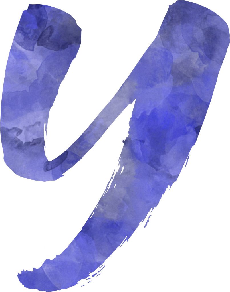 batch Free Printable Blue Watercolor Letter (25)