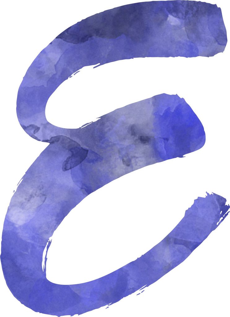 batch Free Printable Blue Watercolor Letter (5)