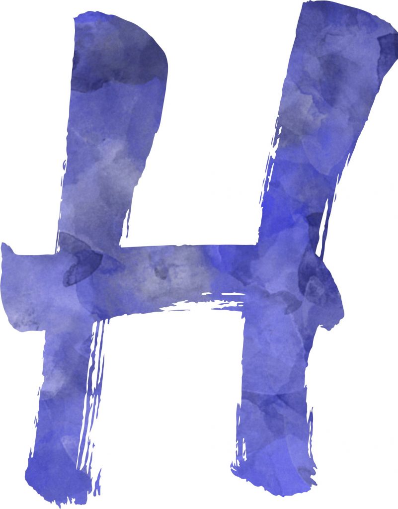 batch Free Printable Blue Watercolor Letter (8)