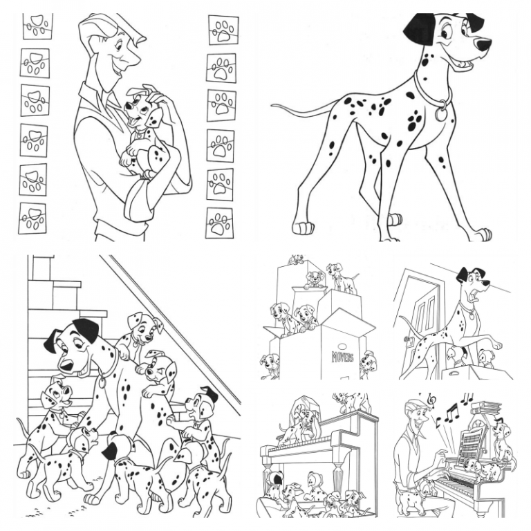 coloringpages 101 Dalmatians Coloring Pages