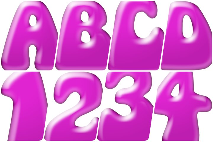 personalizedalphabet Free Printable Pink Bubble Alphabet