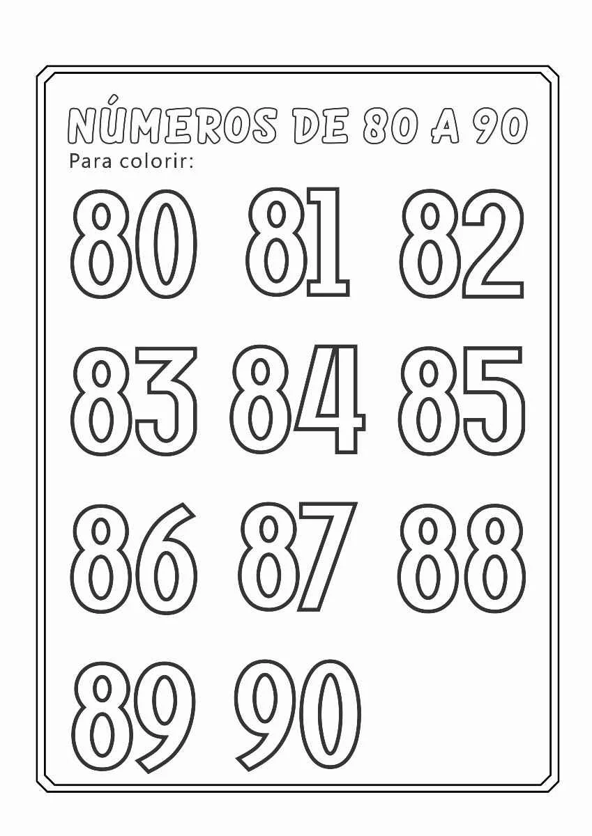 Activities Numbers Coloring Pages (10)