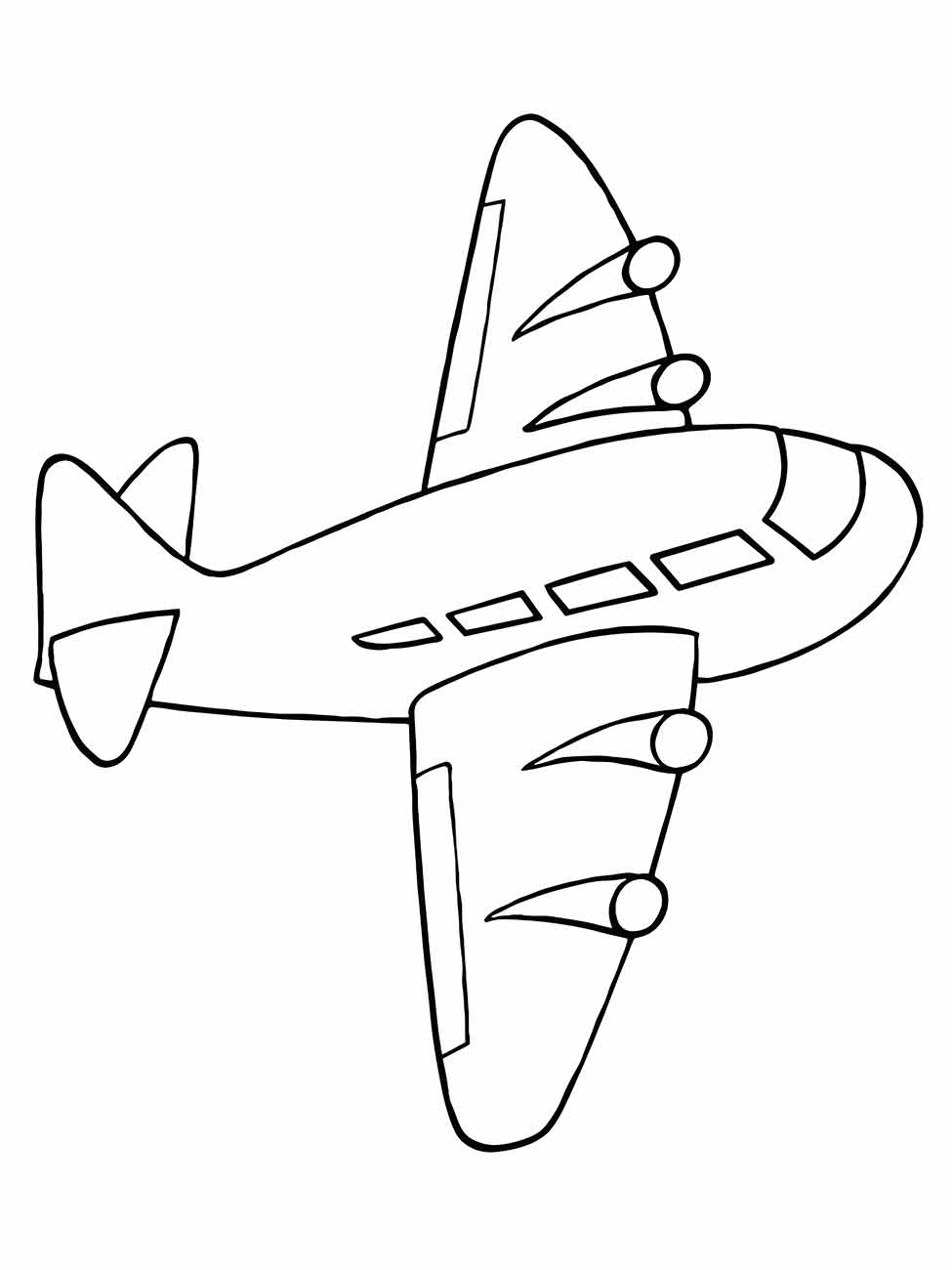 Airplanes coloring pages (10)