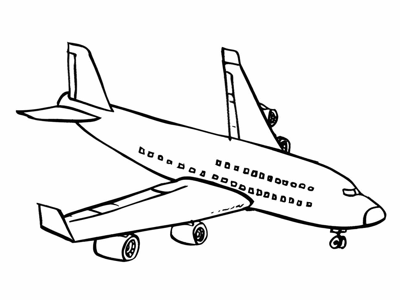 Airplanes coloring pages (15)