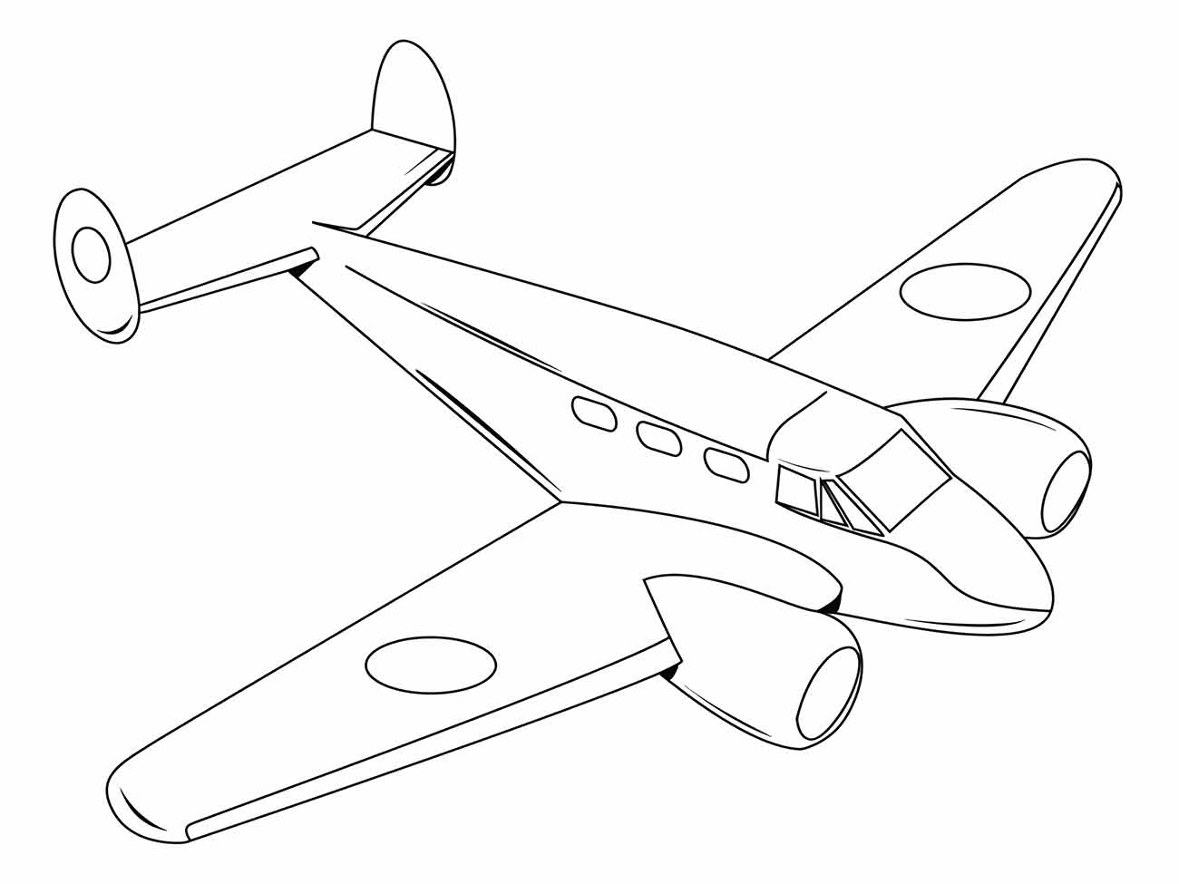 Airplanes coloring pages (16)