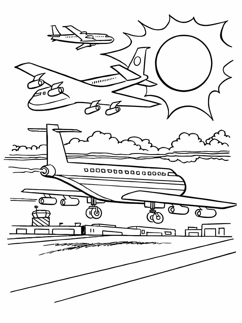 Airplanes coloring pages (39)