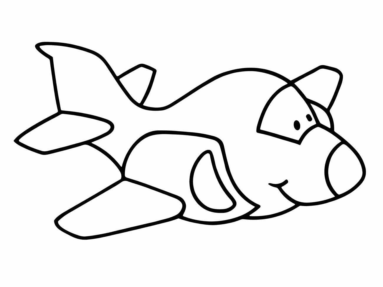 Airplanes coloring pages (40)