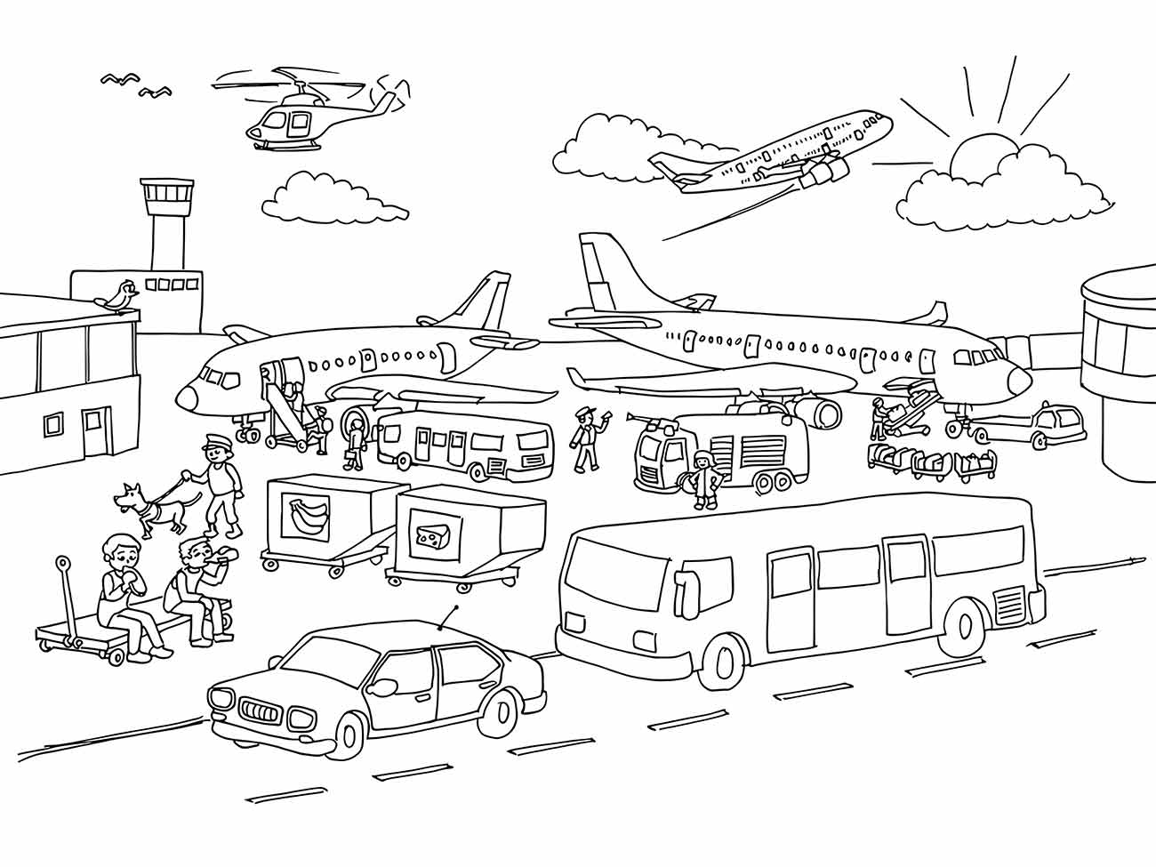 Airplanes coloring pages (46)