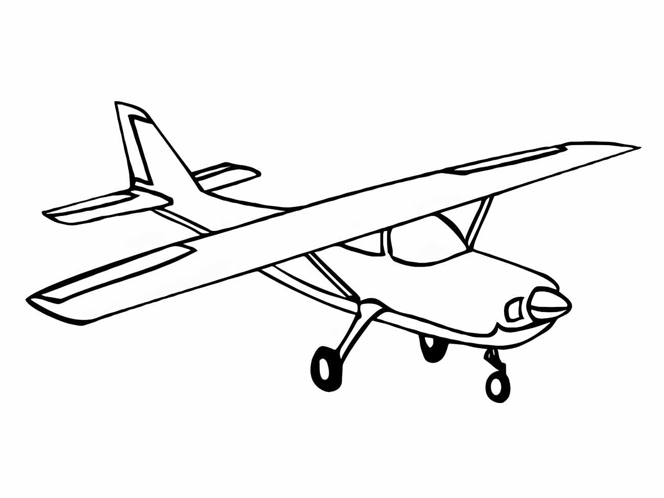 Airplanes coloring pages (7)