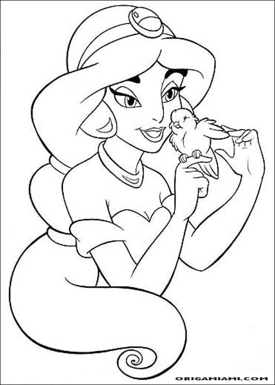 Aladdin coloring page (1)