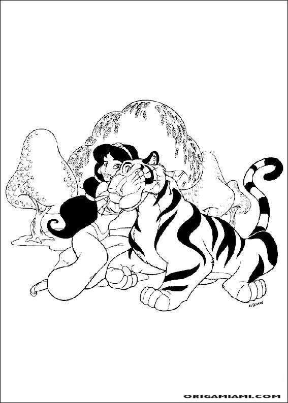 Aladdin coloring page (2)