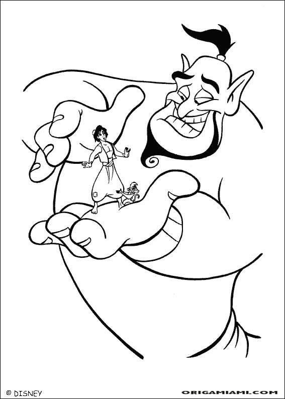 Aladdin coloring page (3)