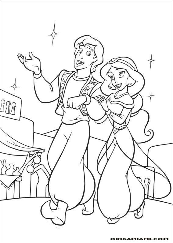 Aladdin coloring page (38)