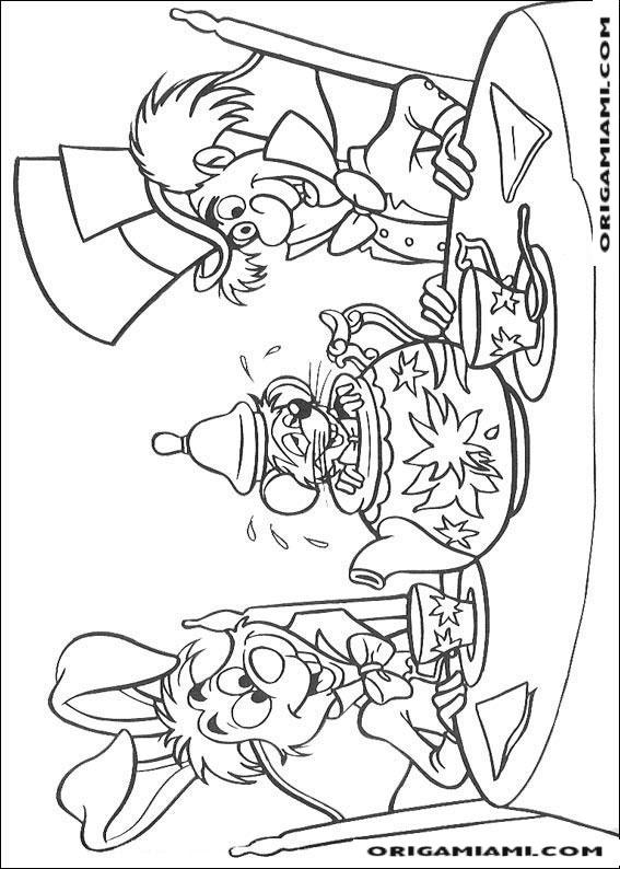 Alice in Wonderland coloring page (17)