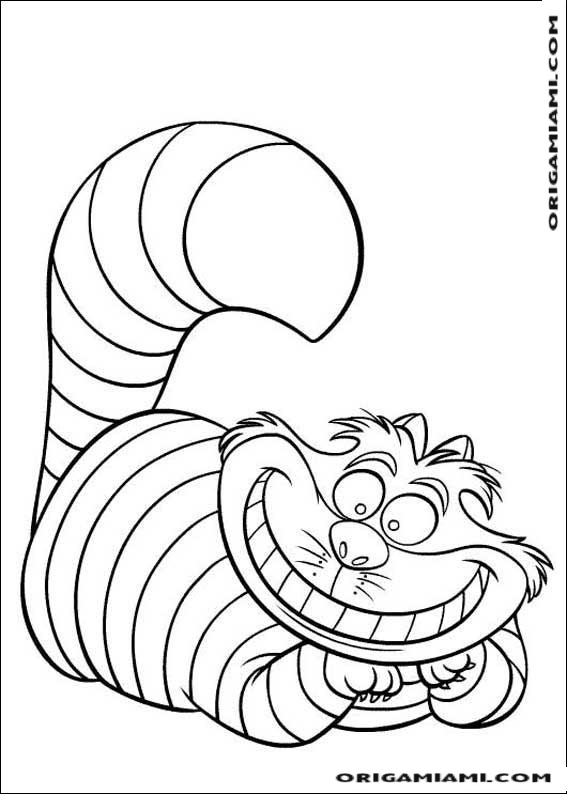 Alice in Wonderland coloring page (2)