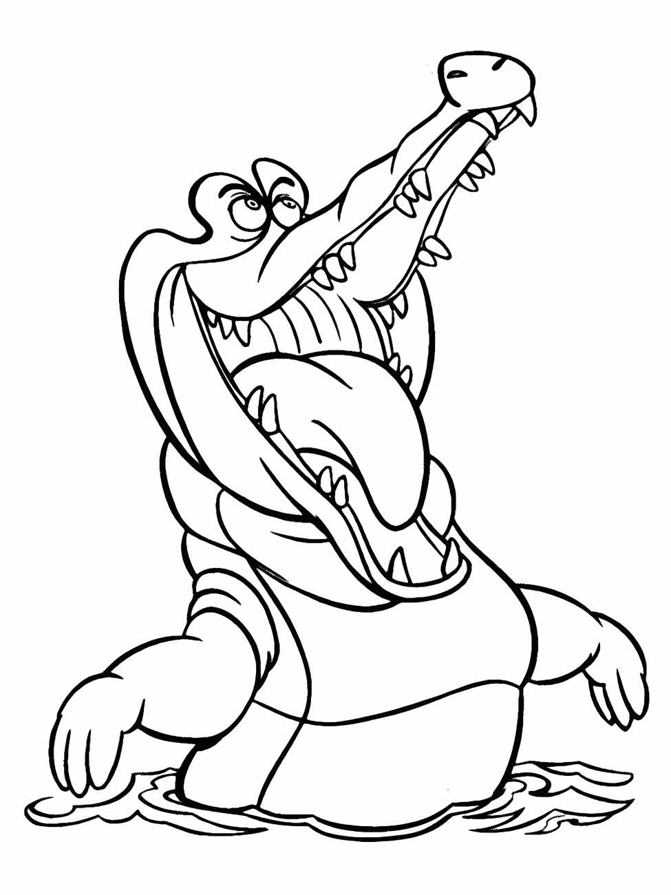 Alligator coloring page (12)