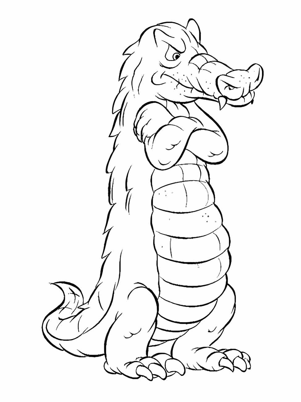 Alligator coloring page (13)