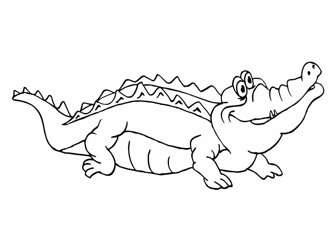 Alligator coloring page (41)